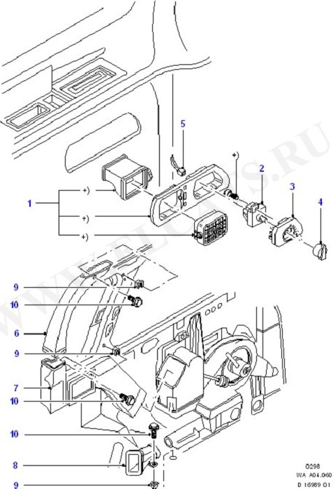 Auxiliary Heater & Air Conditioning (Dash Panel/Apron/Heater/Windscreen)