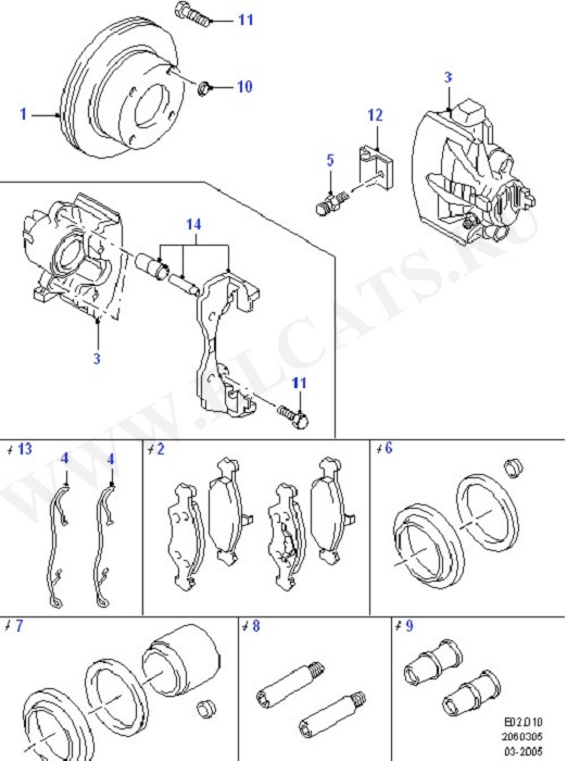 Front Brake Discs And Calipers ( )