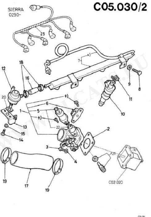 Fuel System - Engine (Cosworth(CH))