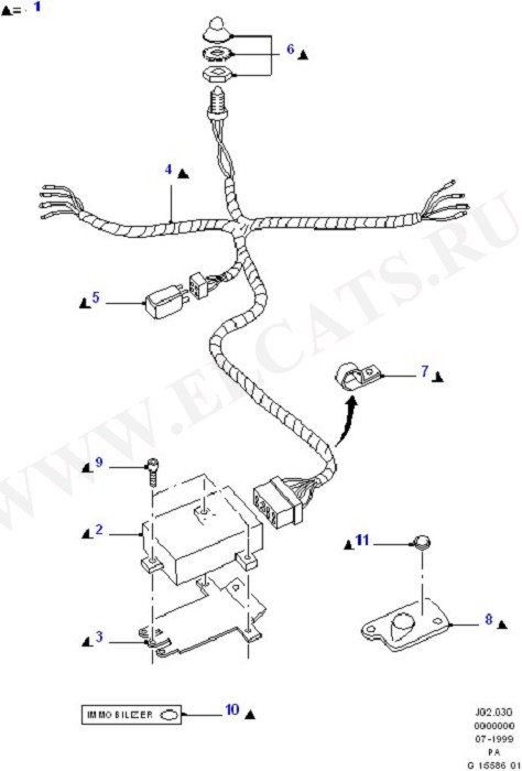Engine Immobiliser (Wiring System & Related Parts)