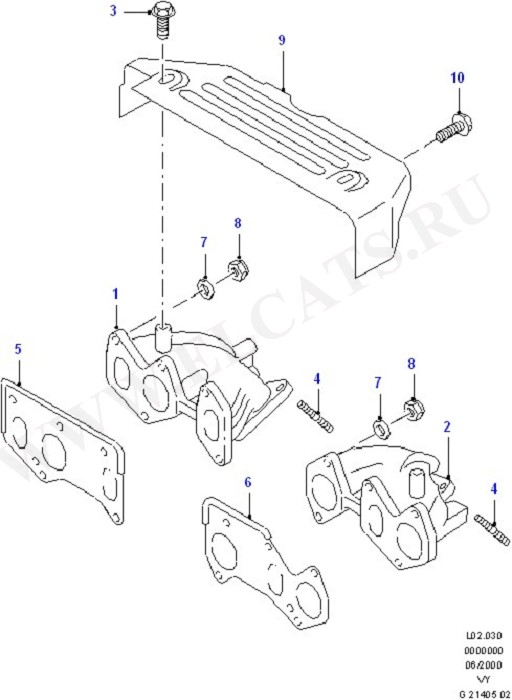 Exhaust Manifold (Cylinder Head/Valves/Rocker Cover)