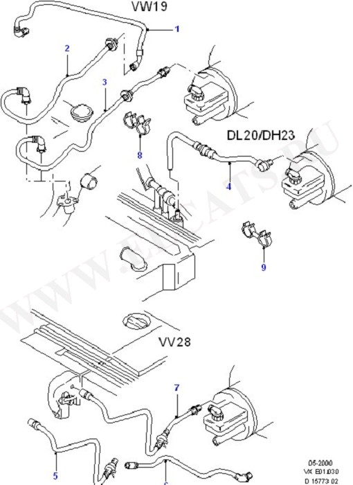 Vacuum Lines (Brake Pipes/ABS/Brake System Valves)