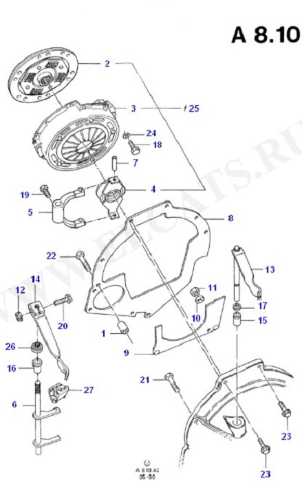 Clutch, Clutch Housing & Flywheel (Diesel 1.6)