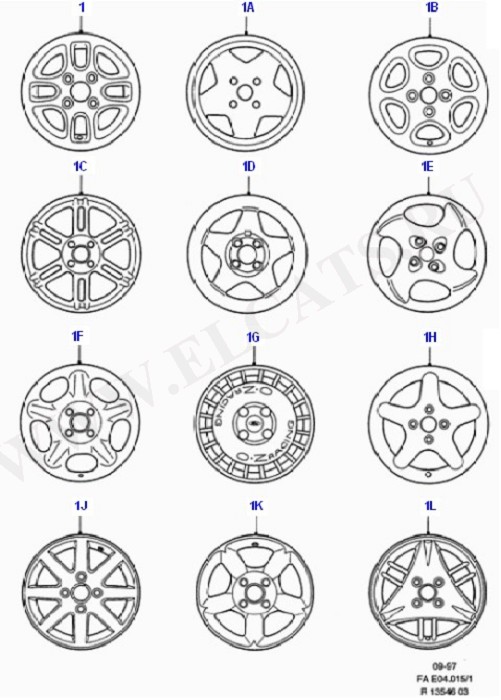 Alloy Wheels (Wheels And Wheel Covers)