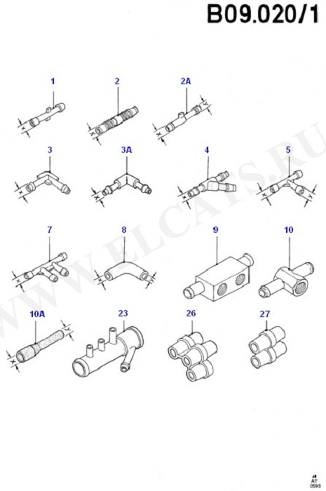 Emission Control - Vacuum Lines (CVH)