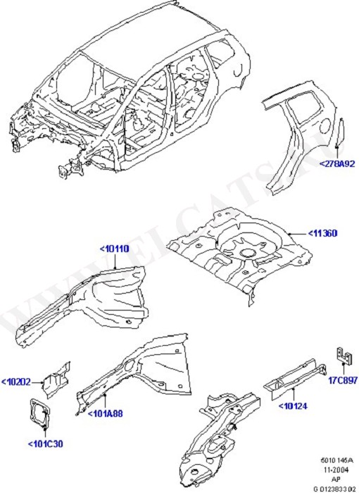 Repair Panels (Body Less Front End & Closures)