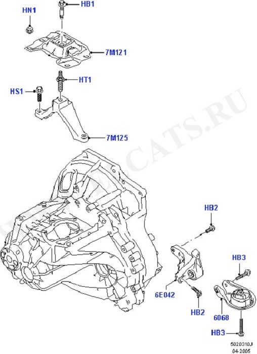 Transmission Mounting (Engine & Transmission Mountings)