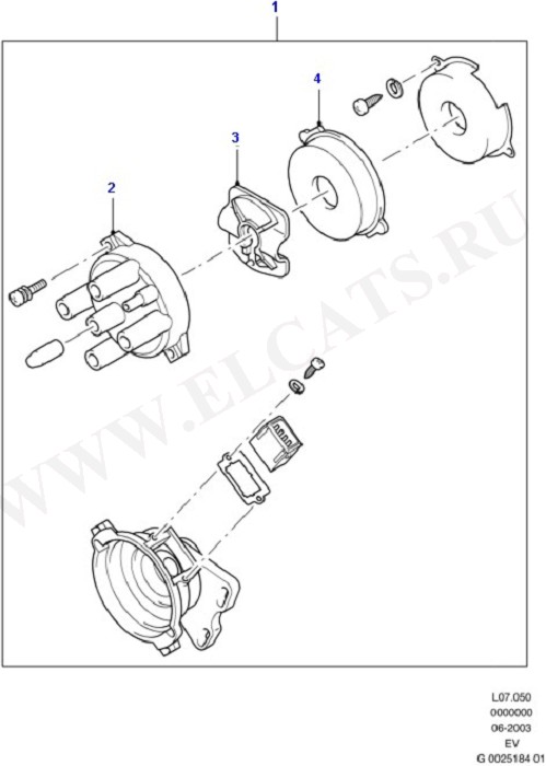 Distributor Components (Alternator/Starter Motor & Ignition)
