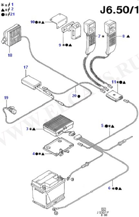 Radio-Telephone (Audio System & Related Parts)