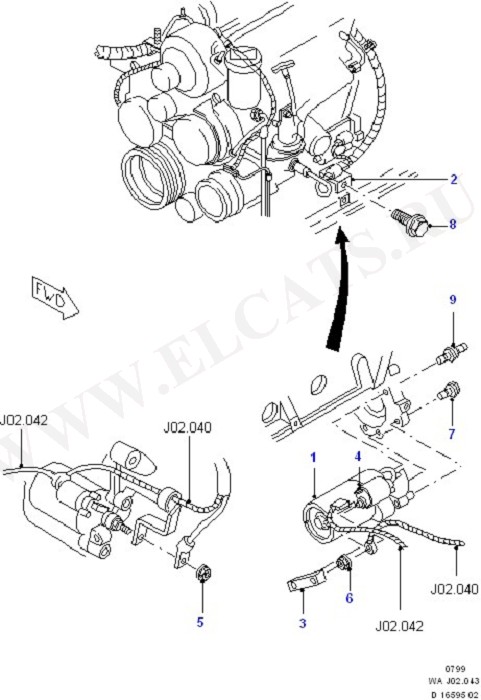 Starter Motor (Wiring System & Related Parts)