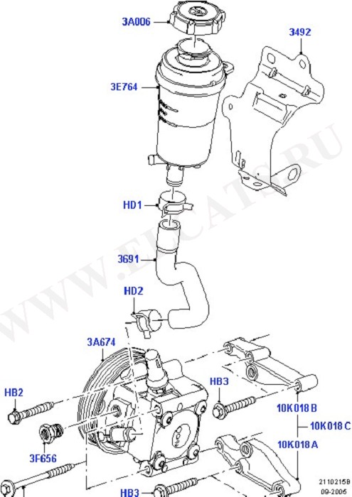 Power Steering Pump Mounting ( ,   )