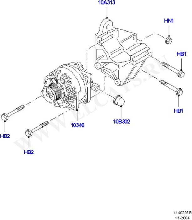 Alternator And Mountings (  )