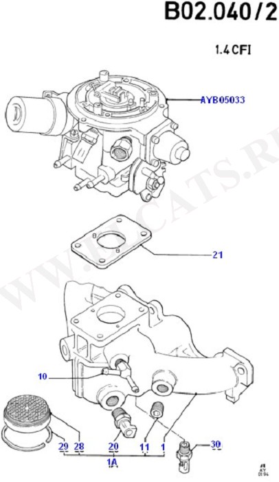 Cylinder Head/Valves/Rocker Cover (CVH)