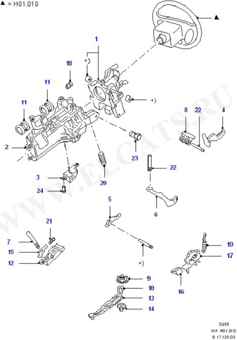 Steering Column Housing (    )