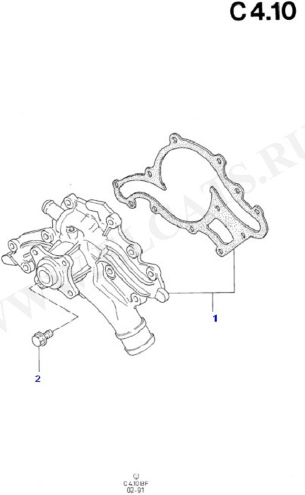 Engine Cooling (Cosworth V6 2.9 24 Valve)