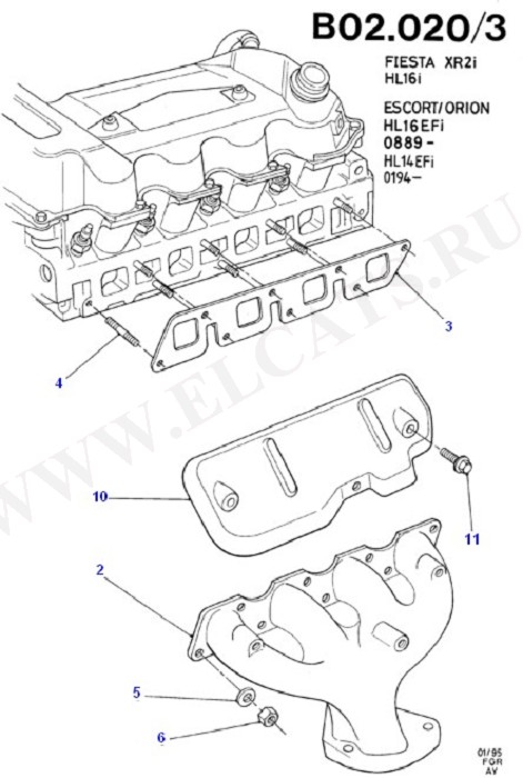 Cylinder Head/Valves/Rocker Cover (CVH)