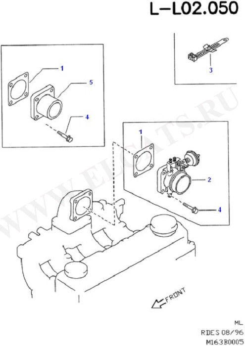 Throttle Housing (Cylinder Head/Valves/Manifolds/EGR)