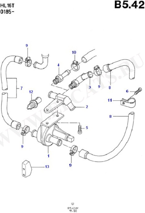 Fuel System - Engine (CVH)