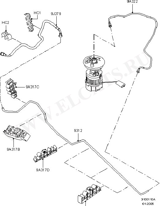 Fuel System - Tank & Lines ( )