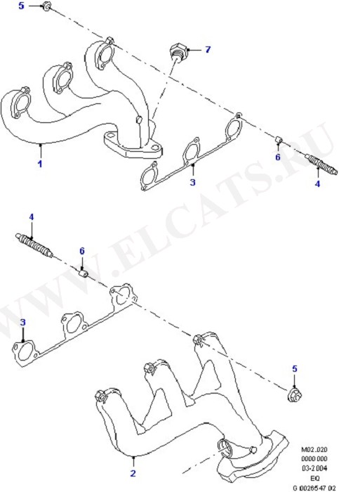 Exhaust Manifold (Cylinder Head/Valves/Rocker Cover)