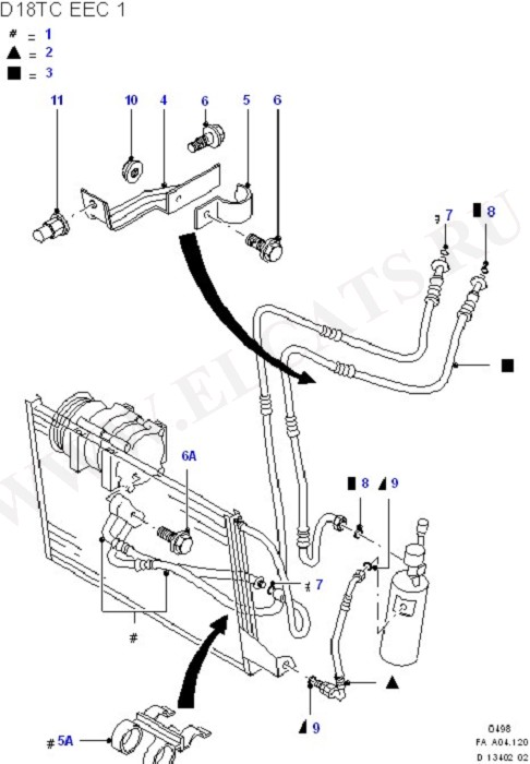 Air Conditioning System (Dash Panel/Apron/Heater/Windscreen)