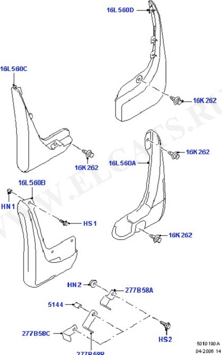 Mudflaps (Body Less Front End & Closures)