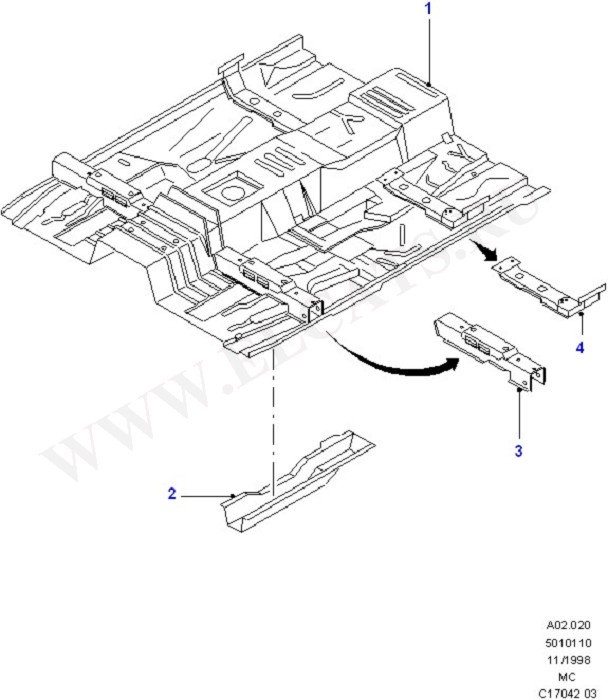 Floor Pan - Front (Floor Panels And Floor Members)