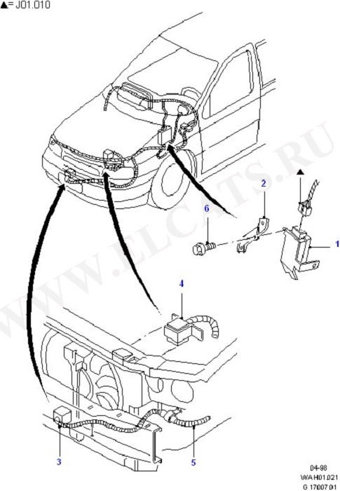 Airbag Module And Sensors (    )