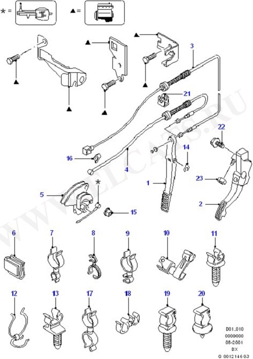 Accelerator/Injection Pump Controls (Accelerator/Speed Control)