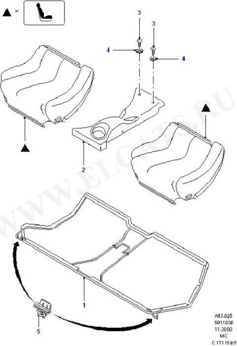 Rear Seat Base (Seats And Covers)