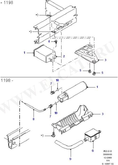 Fuel Vapour Storage Cannister (Fuel Tank & Related Parts)