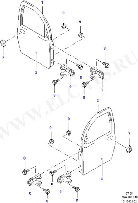 Front Doors (   )