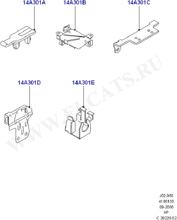 Mountings - Modules, Sensors,Relays (Wiring System & Related Parts)