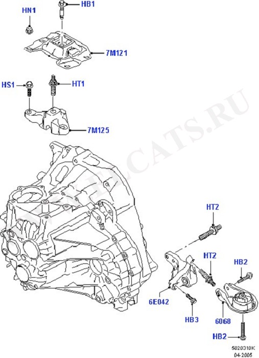 Transmission Mounting (Engine & Transmission Mountings)