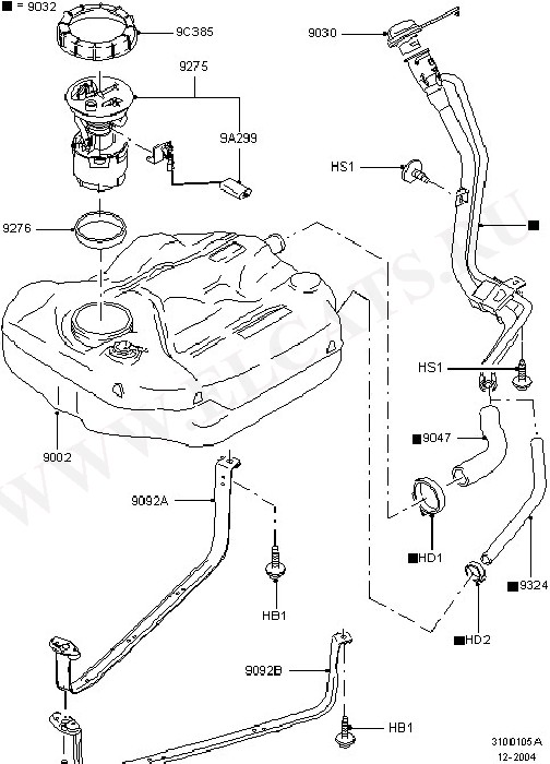 Fuel System - Tank & Lines ( )