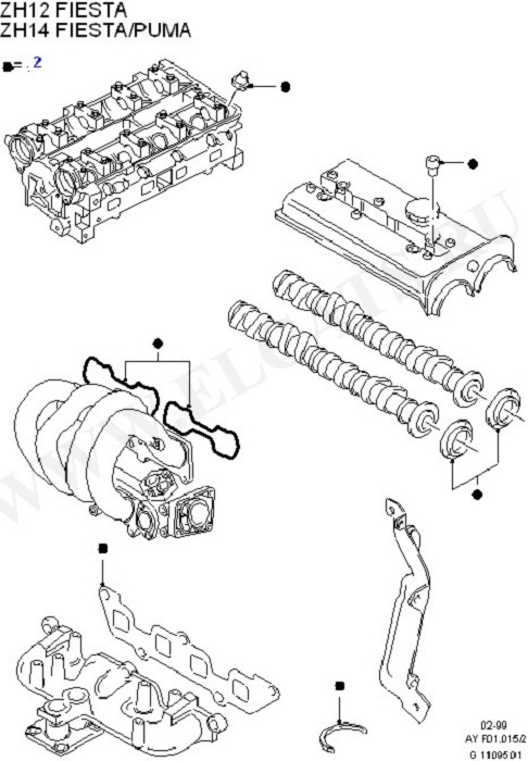 Engine/Block And Internals (Zetec S)