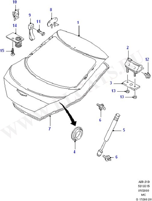 Tailgate And Related Parts (Tailgate And Related Parts)