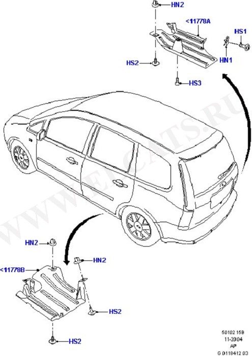 Air Deflectors (Front Body System)