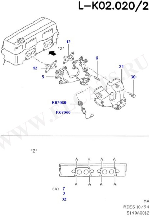 Inlet And Exhaust Manifolds (Cylinder Head/Valves/Manifolds/EGR)