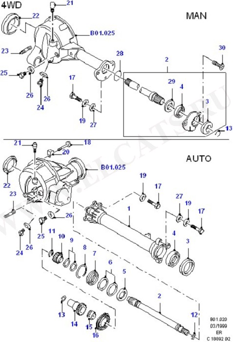 Front Axle (Suspension,Drive Shaft & Axle-Front)