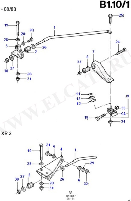 Front Suspension Arms & Stabilizer (Suspension & Drive Shafts - Front)