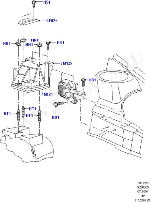 Engine Mounting (Engine & Transmission Mountings)