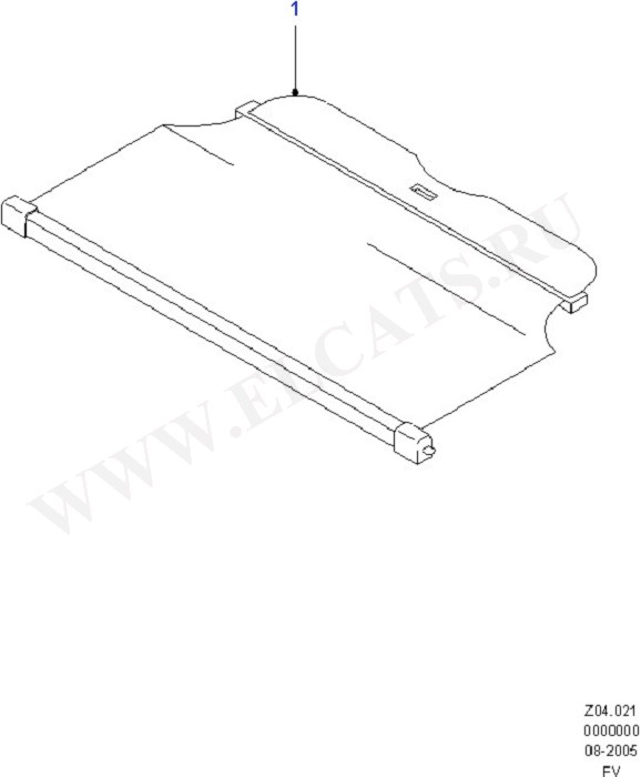 Load Compartment Cover (Trim - Luggage Cover - 5 Door)