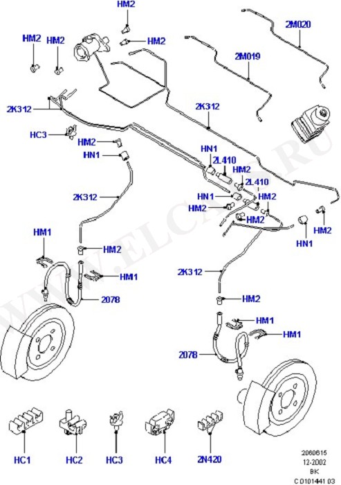 Front Brake Pipes ( -  )