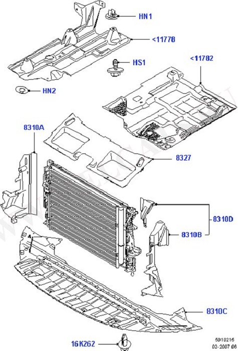 Air Deflectors (Front Body System)