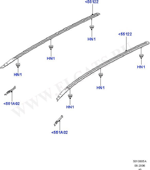 Roof Rack Systems (Mouldings, Spoilers & Roof Bars)