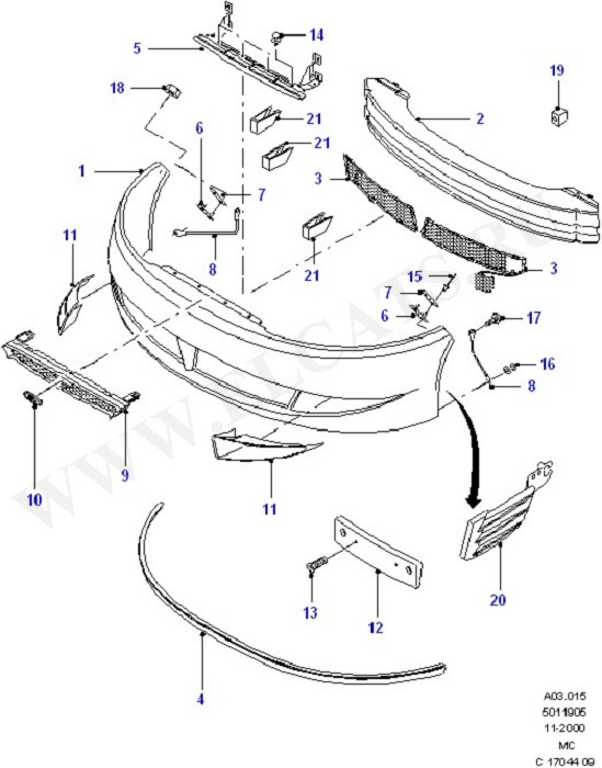 Radiator Grille And Front Bumper (Radiator Grille,Front Bumper & Hood)