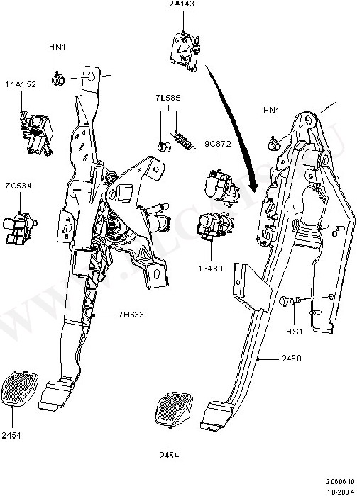 Brake And Clutch Controls ( -  )