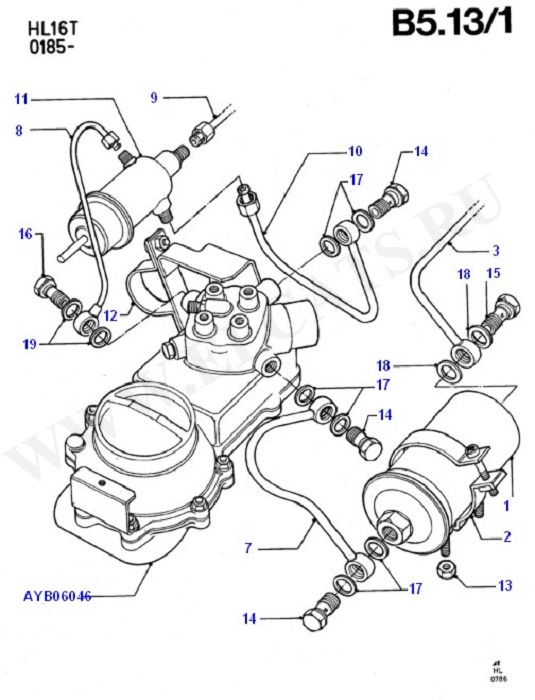 Fuel System - Engine (CVH)