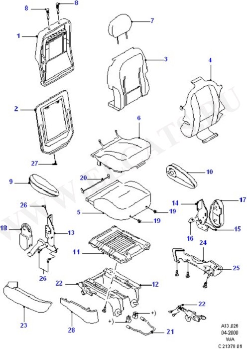 Rear Seat - Single (Seats And Covers)